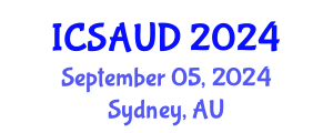 International Conference on Sustainable Architecture and Urban Design (ICSAUD) September 05, 2024 - Sydney, Australia