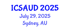 International Conference on Sustainable Architecture and Urban Design (ICSAUD) July 29, 2025 - Sydney, Australia