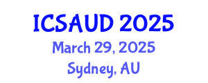 International Conference on Sustainable Architecture and Urban Design (ICSAUD) March 29, 2025 - Sydney, Australia