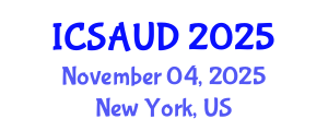 International Conference on Sustainable Architecture and Urban Design (ICSAUD) November 04, 2025 - New York, United States