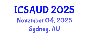 International Conference on Sustainable Architecture and Urban Design (ICSAUD) November 04, 2025 - Sydney, Australia
