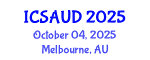 International Conference on Sustainable Architecture and Urban Design (ICSAUD) October 04, 2025 - Melbourne, Australia