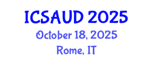 International Conference on Sustainable Architecture and Urban Design (ICSAUD) October 18, 2025 - Rome, Italy