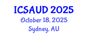 International Conference on Sustainable Architecture and Urban Design (ICSAUD) October 18, 2025 - Sydney, Australia