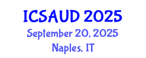 International Conference on Sustainable Architecture and Urban Design (ICSAUD) September 20, 2025 - Naples, Italy