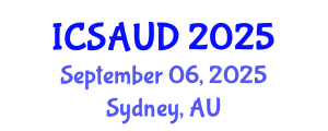 International Conference on Sustainable Architecture and Urban Design (ICSAUD) September 06, 2025 - Sydney, Australia