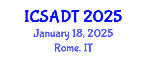 International Conference on Sustainable Architecture, Design and Technology (ICSADT) January 18, 2025 - Rome, Italy