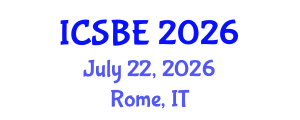 International Conference on Sustainable Blue Economy (ICSBE) July 22, 2026 - Rome, Italy