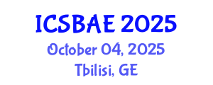 International Conference on Sustainable Building and Architectural Engineering (ICSBAE) October 04, 2025 - Tbilisi, Georgia