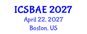 International Conference on Sustainable Building and Architectural Engineering (ICSBAE) April 22, 2027 - Boston, United States International Conference on Sustainable Building and Architectural Engineering (ICSBAE) April 22, 2027 - Boston, United States
