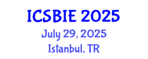 International Conference on Sustainable Building and Infrastructure Engineering (ICSBIE) July 29, 2025 - Istanbul, Turkey