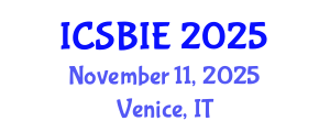 International Conference on Sustainable Building and Infrastructure Engineering (ICSBIE) November 11, 2025 - Venice, Italy