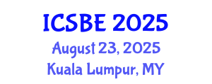 International Conference on Sustainable Buildings and Environment (ICSBE) August 23, 2025 - Kuala Lumpur, Malaysia