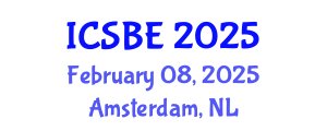 International Conference on Sustainable Buildings and Environment (ICSBE) February 08, 2025 - Amsterdam, Netherlands