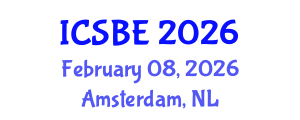 International Conference on Sustainable Buildings and Environment (ICSBE) February 08, 2026 - Amsterdam, Netherlands