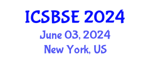 International Conference on Sustainable Buildings, Sustainability and Environment (ICSBSE) June 03, 2024 - New York, United States