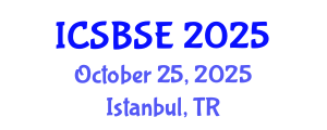 International Conference on Sustainable Buildings, Sustainability and Environment (ICSBSE) October 25, 2025 - Istanbul, Turkey