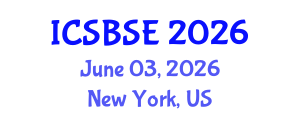 International Conference on Sustainable Buildings, Sustainability and Environment (ICSBSE) June 03, 2026 - New York, United States