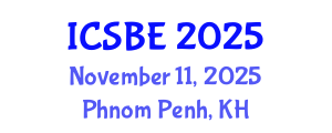 International Conference on Sustainable Built Environment (ICSBE) November 11, 2025 - Phnom Penh, Cambodia