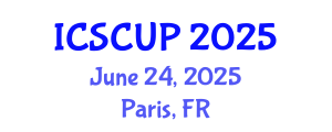 International Conference on Sustainable City and Urban Planning (ICSCUP) June 24, 2025 - Paris, France