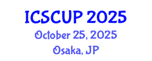 International Conference on Sustainable City and Urban Planning (ICSCUP) October 25, 2025 - Osaka, Japan
