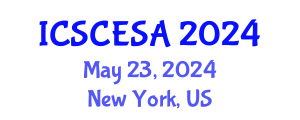 International Conference on Sustainable Civil Engineering and Sustainable Applications (ICSCESA) May 23, 2024 - New York, United States