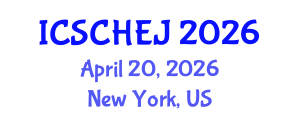 International Conference on Sustainable Communities, Health and Environmental Justice (ICSCHEJ) April 20, 2026 - New York, United States International Conference on Sustainable Communities, Health and Environmental Justice (ICSCHEJ) April 20, 2026 - New York, United States