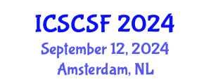International Conference on Sustainable Consumption and Sustainable Fashion (ICSCSF) September 12, 2024 - Amsterdam, Netherlands