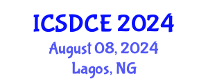 International Conference on Sustainable Design and Construction Engineering (ICSDCE) August 08, 2024 - Lagos, Nigeria
