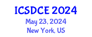 International Conference on Sustainable Design and Construction Engineering (ICSDCE) May 23, 2024 - New York, United States