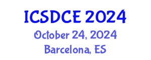 International Conference on Sustainable Design and Construction Engineering (ICSDCE) October 24, 2024 - Barcelona, Spain