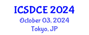 International Conference on Sustainable Design and Construction Engineering (ICSDCE) October 03, 2024 - Tokyo, Japan
