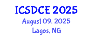 International Conference on Sustainable Design and Construction Engineering (ICSDCE) August 09, 2025 - Lagos, Nigeria