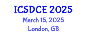 International Conference on Sustainable Design and Construction Engineering (ICSDCE) March 15, 2025 - London, United Kingdom