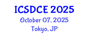 International Conference on Sustainable Design and Construction Engineering (ICSDCE) October 07, 2025 - Tokyo, Japan