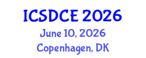 International Conference on Sustainable Design and Construction Engineering (ICSDCE) June 10, 2026 - Copenhagen, Denmark