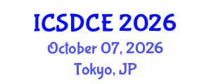 International Conference on Sustainable Design and Construction Engineering (ICSDCE) October 07, 2026 - Tokyo, Japan