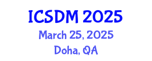 International Conference on Sustainable Design and Manufacturing (ICSDM) March 25, 2025 - Doha, Qatar