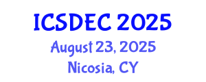 International Conference on Sustainable Design, Engineering and Construction (ICSDEC) August 23, 2025 - Nicosia, Cyprus
