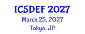 International Conference on Sustainable Development and Ecological Footprint (ICSDEF) March 25, 2027 - Tokyo, Japan