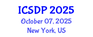 International Conference on Sustainable Development and Planning (ICSDP) October 07, 2025 - New York, United States