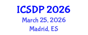 International Conference on Sustainable Development and Planning (ICSDP) March 25, 2026 - Madrid, Spain