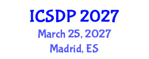 International Conference on Sustainable Development and Planning (ICSDP) March 25, 2027 - Madrid, Spain International Conference on Sustainable Development and Planning (ICSDP) March 25, 2027 - Madrid, Spain