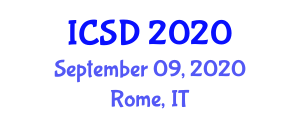 International Conference on Sustainable Development (ICSD) September 09, 2020 - Rome, Italy