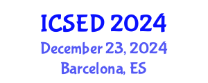 International Conference on Sustainable Economic Development (ICSED) December 23, 2024 - Barcelona, Spain