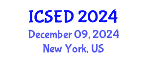 International Conference on Sustainable Economic Development (ICSED) December 09, 2024 - New York, United States