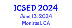 International Conference on Sustainable Economic Development (ICSED) June 13, 2024 - Montreal, Canada