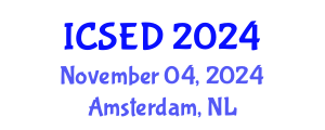 International Conference on Sustainable Economic Development (ICSED) November 04, 2024 - Amsterdam, Netherlands