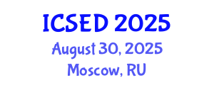 International Conference on Sustainable Economic Development (ICSED) August 30, 2025 - Moscow, Russia