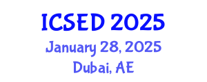 International Conference on Sustainable Economic Development (ICSED) January 28, 2025 - Dubai, United Arab Emirates
